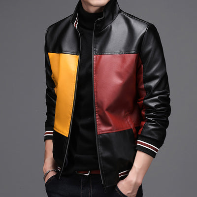Chaqueta de Cuero Casual para Hombre - Image 3