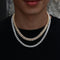 Pulsera de Plata S925 con Zirconia 6mm y Cierre de Caja - Estilo Hip Hop
