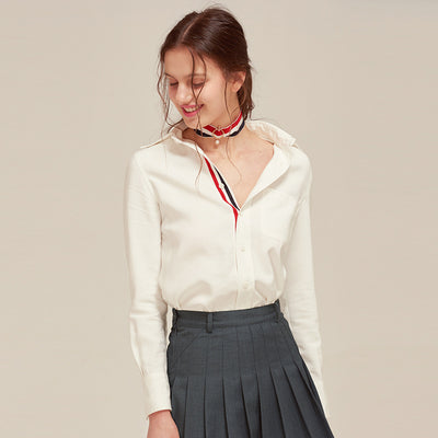 Camisa Blanca Manga Larga Elegante - Image 2