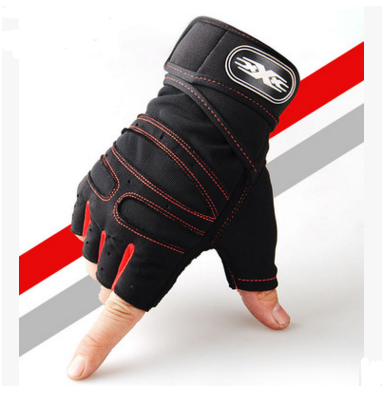 Guantes de Ciclismo sin Dedos Transpirables con Cierre Elástico