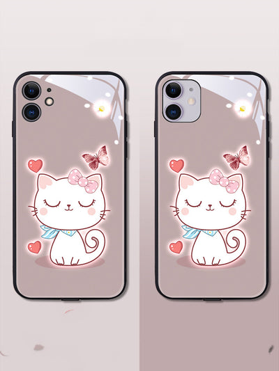 Funda para iPhone 11 con Diseño de Gato Mariposa - Image 3