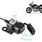 Cargador Dual USB 12V Impermeable para Manillar de Motocicleta