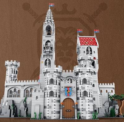 Castillo Real con Bloques de Construcción - Modelo Arquitectónico Detallado - Image 8