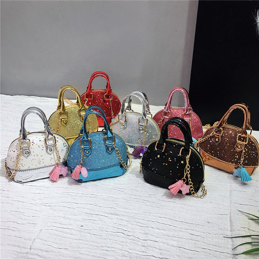 Bolso Mini Tipo Concha con Lentejuelas Brillantes - Image 2