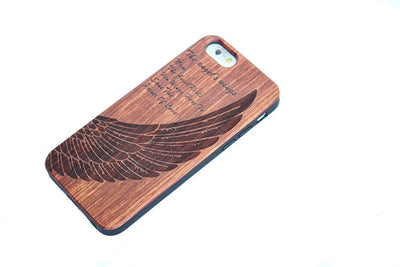 Funda para Celular con Grabado en Madera - Image 3