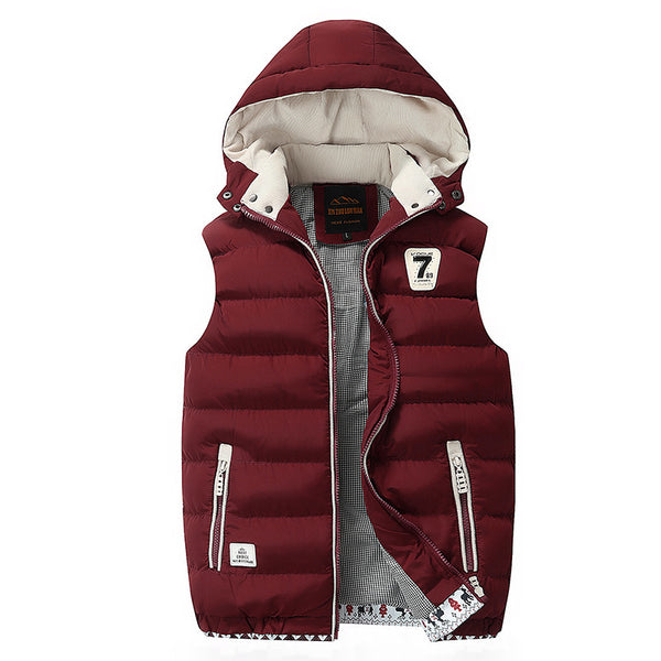 Chaleco Slim con Capucha