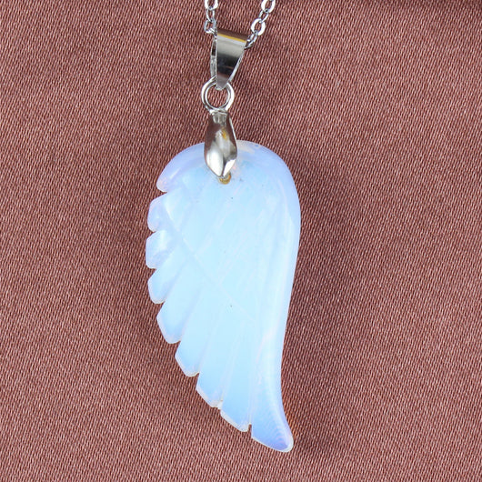 Colgante Alas de Ángel en Cristal Natural - Image 41
