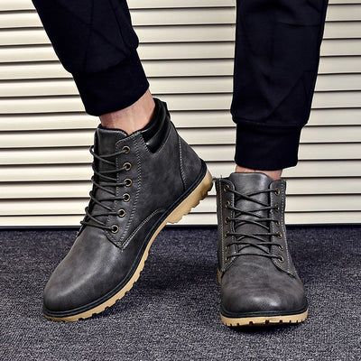 Botas Martin de Cuero para Hombre - Estilo Casual y Outdoor - Image 14