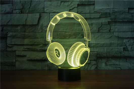 Lámpara de Mesa Decorativa con Diseño de Auriculares Estéreo - Image 6