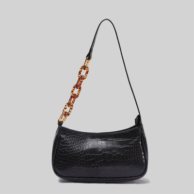 Bolso Baguette de Acrílico con Cadena - Cartera Pequeña para Hombro - Image 18