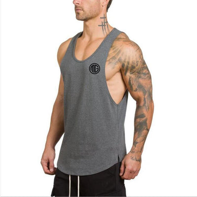 Chaleco Deportivo Hombre Estampado Algodón 100% Corte Holgado - Image 8