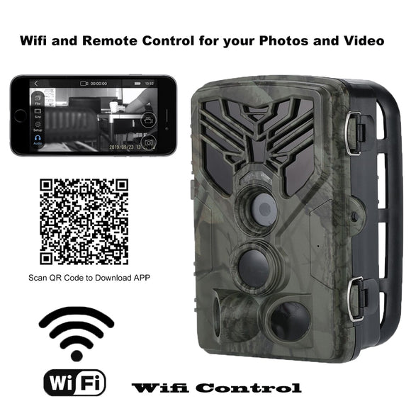 Cámara de Vigilancia WiFi 20MP con Control Bluetooth y App en Vivo