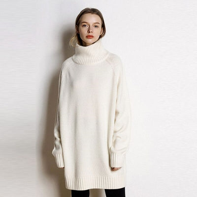 Vestido Suéter Holgado Talla Grande - Comodidad sin Sacrificar Estilo