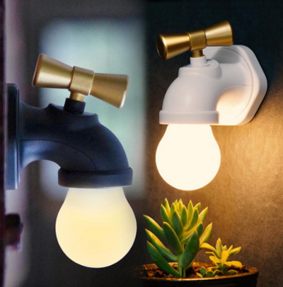 Lámpara LED Nocturna Inteligente con Carga USB y Control por Sonido