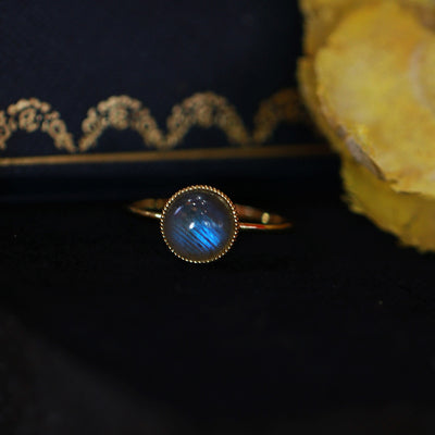 Anillo de Plata Pura S925 con Gema Natural para Mujer - Image 4
