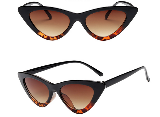 Gafas de Sol Estilo Ojo de Gato Triangular - Diseño Europeo para Parejas - Image 6