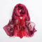 Pañuelo de Seda con Bordado Floral Primaveral