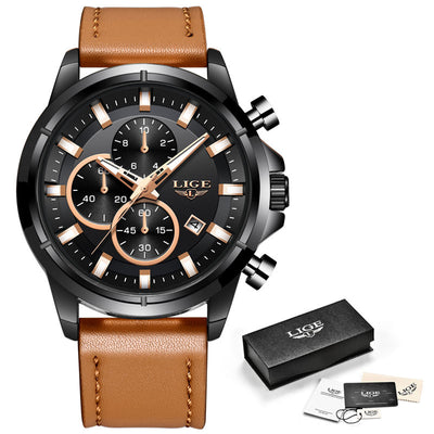 Reloj Deportivo Cronógrafo Resistente al Agua con Correa de Tiempo - Image 10