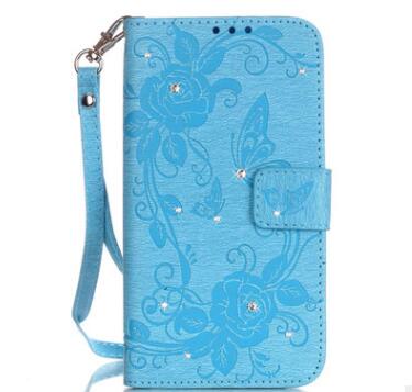 Funda Flip con Mariposa en Relieve para iPhone 7 y Galaxy S7 con Compartimentos para Tarjetas - Image 3
