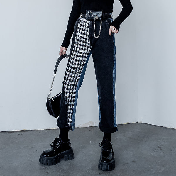 Pantalones Jeans Rectos Anchos y Cropped para Mujer