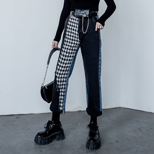 Pantalones Jeans Rectos Anchos y Cropped para Mujer