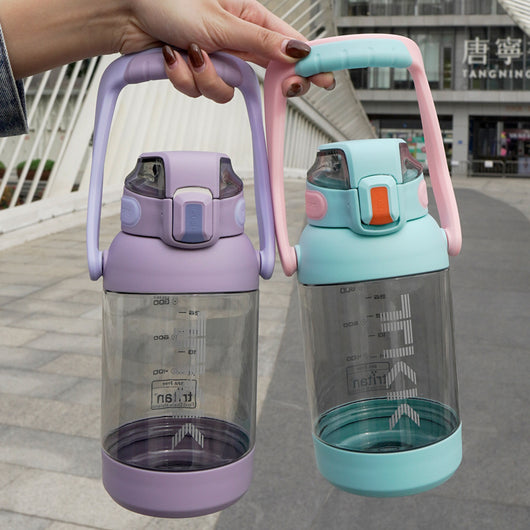 Vaso Portátil de Gran Capacidad con Popote Reutilizable - Image 14