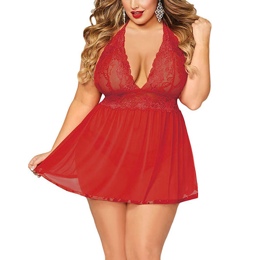 Lencería Sensual Talla Grande - Pijama Nocturno Elegante - Image 10