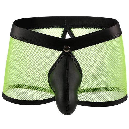 Calzoncillos Boxer Briefs para Hombre Talla Grande Malla Transpirable Cintura Baja - Image 7