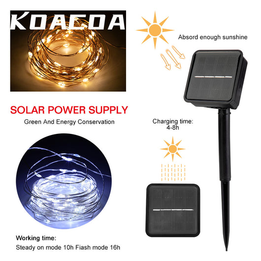 Luz Solar LED de Cobre - Image 4