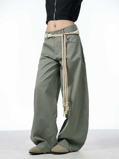 Pantalones Palazzo Sueltos de Talle Alto - Estilo Urbano Moderno - Image 10