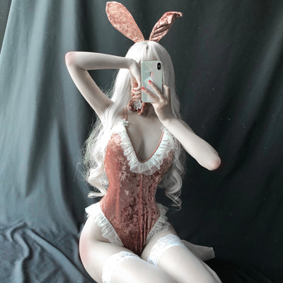 Conjunto de Lencería Bunny sin Costuras