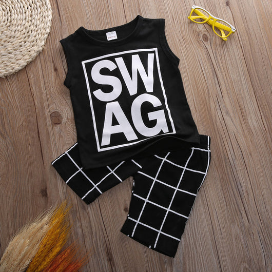 Shorts a Cuadros Blanco y Negro