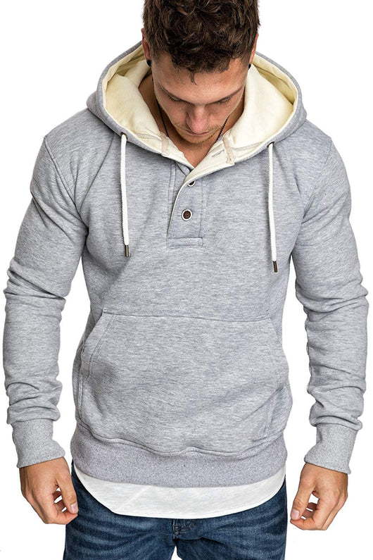 Sudadera Polar con Capucha y Detalles de Botones - Image 31