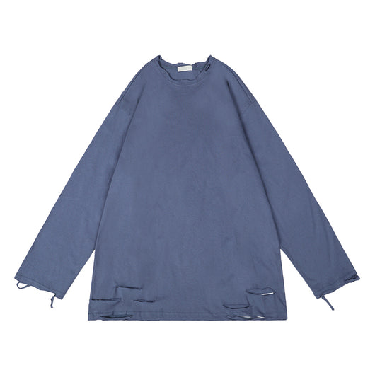 Remera Oversize Cuello Redondo Manga Larga - Image 16