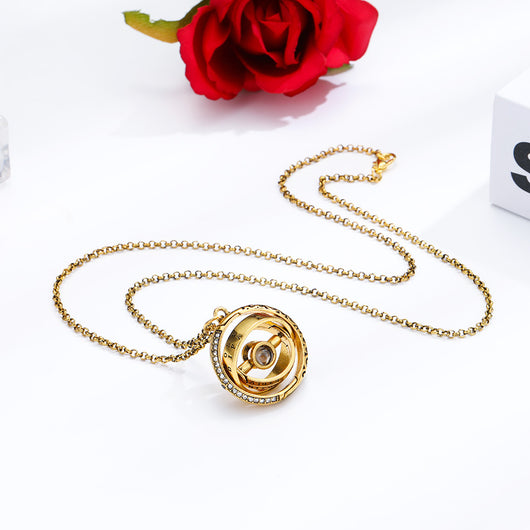 Collar Colgante "Te Amo" en 100 Idiomas para Mujer - Image 15