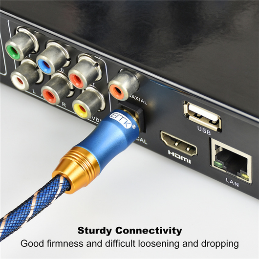 Cable Coaxial Digital 3 Metros con Conectores Chapados en Oro - Image 4