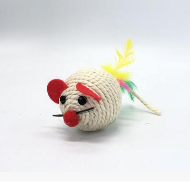 Juguete Interactivo para Gatos - Vara de Madera Artesanal con Ratón - Image 27