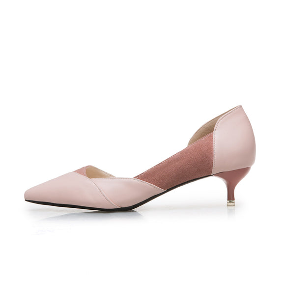 Zapatos Bajos con Costura Lateral