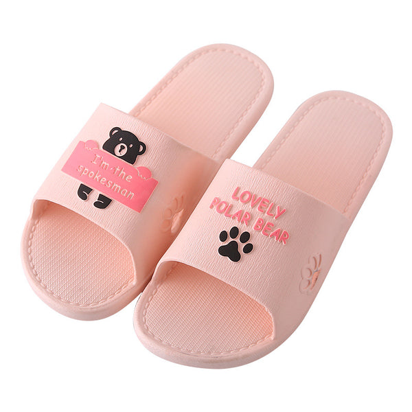 Pantuflas de Baño Antideslizantes Oso Negro