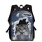 Mochila Escolar Infantil Vaquero con Diseño Calado para Gatos