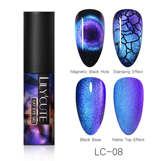 Esmalte de Uñas Cat Eye Mágico Efecto Ojo de Gato - Image 16
