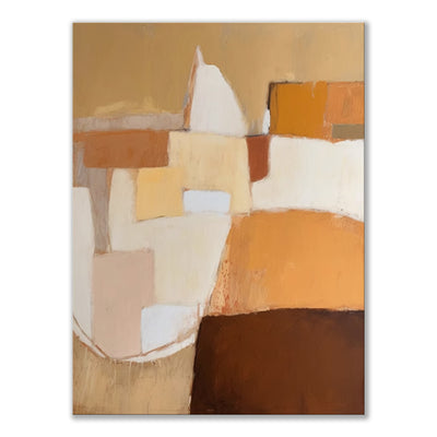 Cuadro Abstracto Óleo sobre Lienzo para Sala de Estar - Arte Moderno sin Marco - Image 11