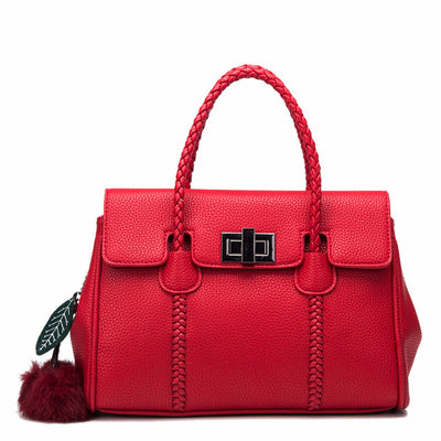 Bolso de Cuero con Patrón Lichi - Elegancia y Funcionalidad - Image 7
