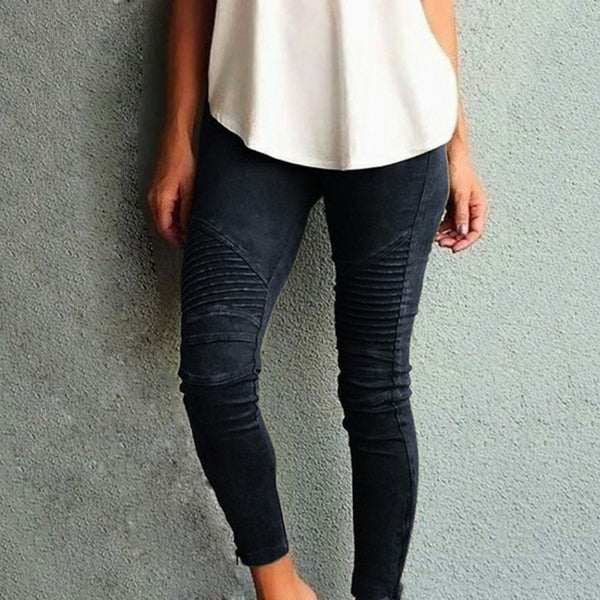 Leggins con Pliegues Deportivos