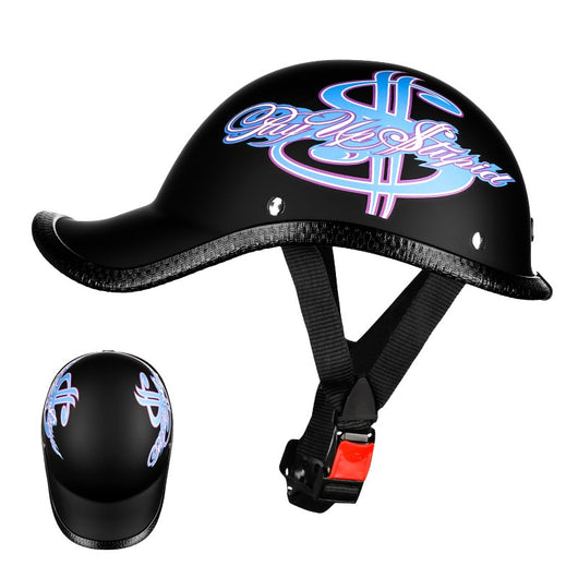 Casco Retro Eléctrico con Batería para Motocicleta - Protección de Seguridad Media - Image 9