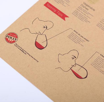 Póster Guía de Identificación de Vinos Vintage en Papel Kraft - Image 3