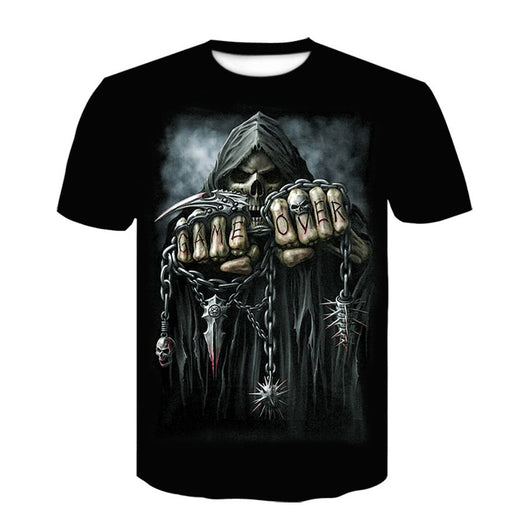 Playera Hombre Manga Corta Estampado 3D Digital - Image 5