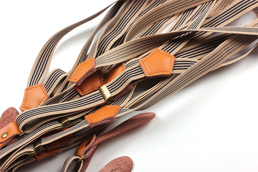 Tirantes Elásticos Dobles para Hombre y Mujer con Rayas - Image 8