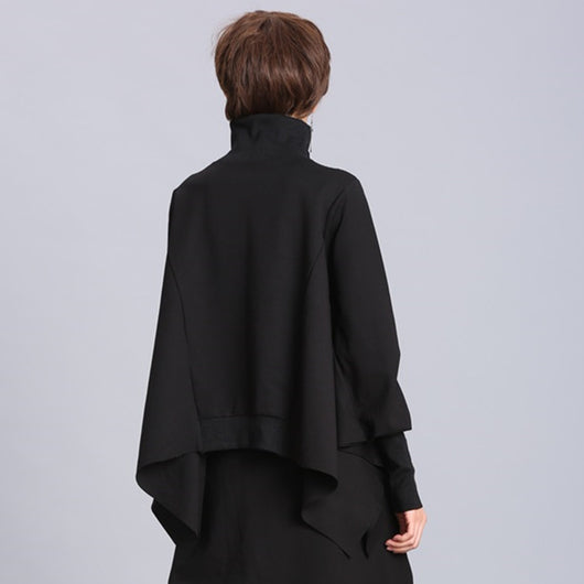 Suéter Pullover Oversized Irregular de Manga Larga para Mujer - Image 4