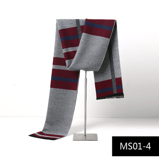 Bufanda de Cachemira para Hombre Otoño Invierno - Image 4